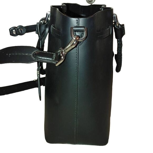 Michael Kors Women's Bag Bucket Blakely Black Leather shoulder/Crossbody Bag - Picture 2 of 12